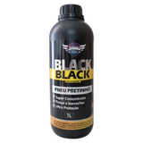 Pinta Pneu Pretinho Automotivo 1 Litro Cor Preto Janu Black