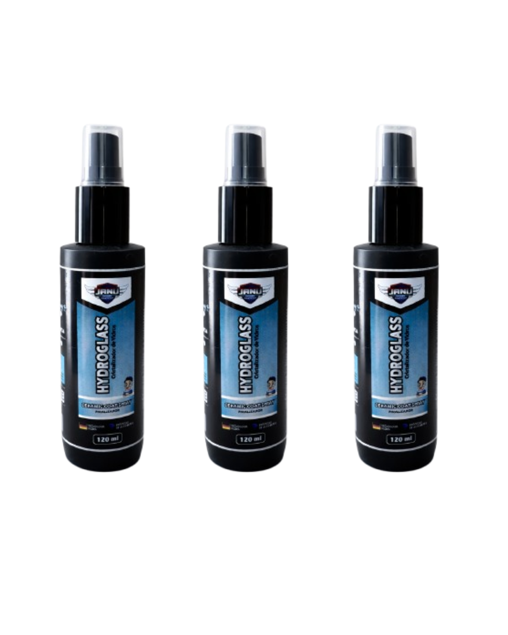 Hydroglass Cristalizador de Vidros 120ml Janu