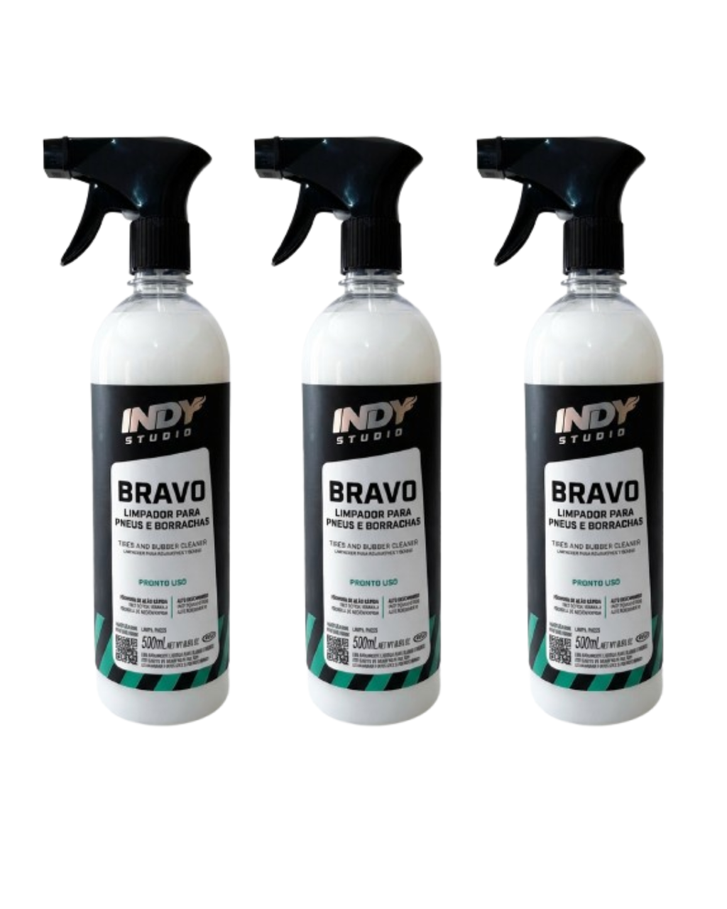 Limpa Pneus e Borrachas Bravo 500ml Indy