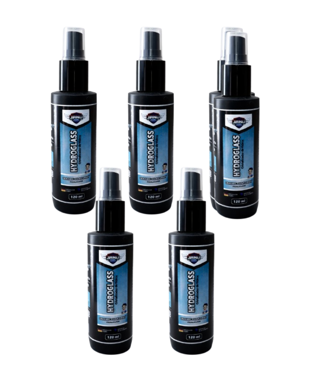 Hydroglass Cristalizador de Vidros 120ml Janu