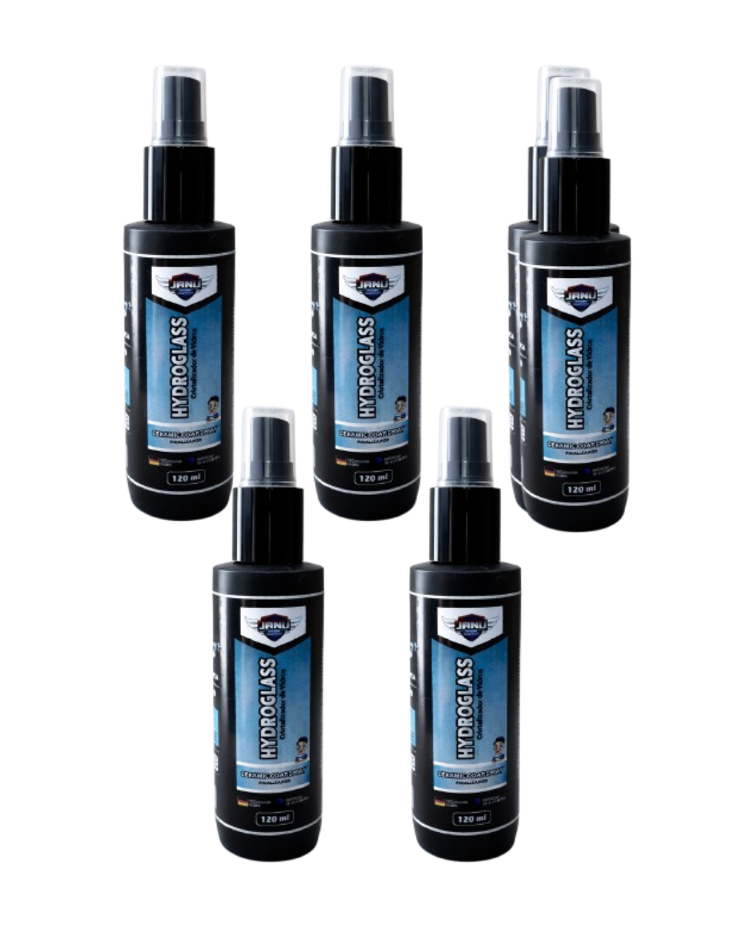 Hydroglass Cristalizador de Vidros 120ml Janu