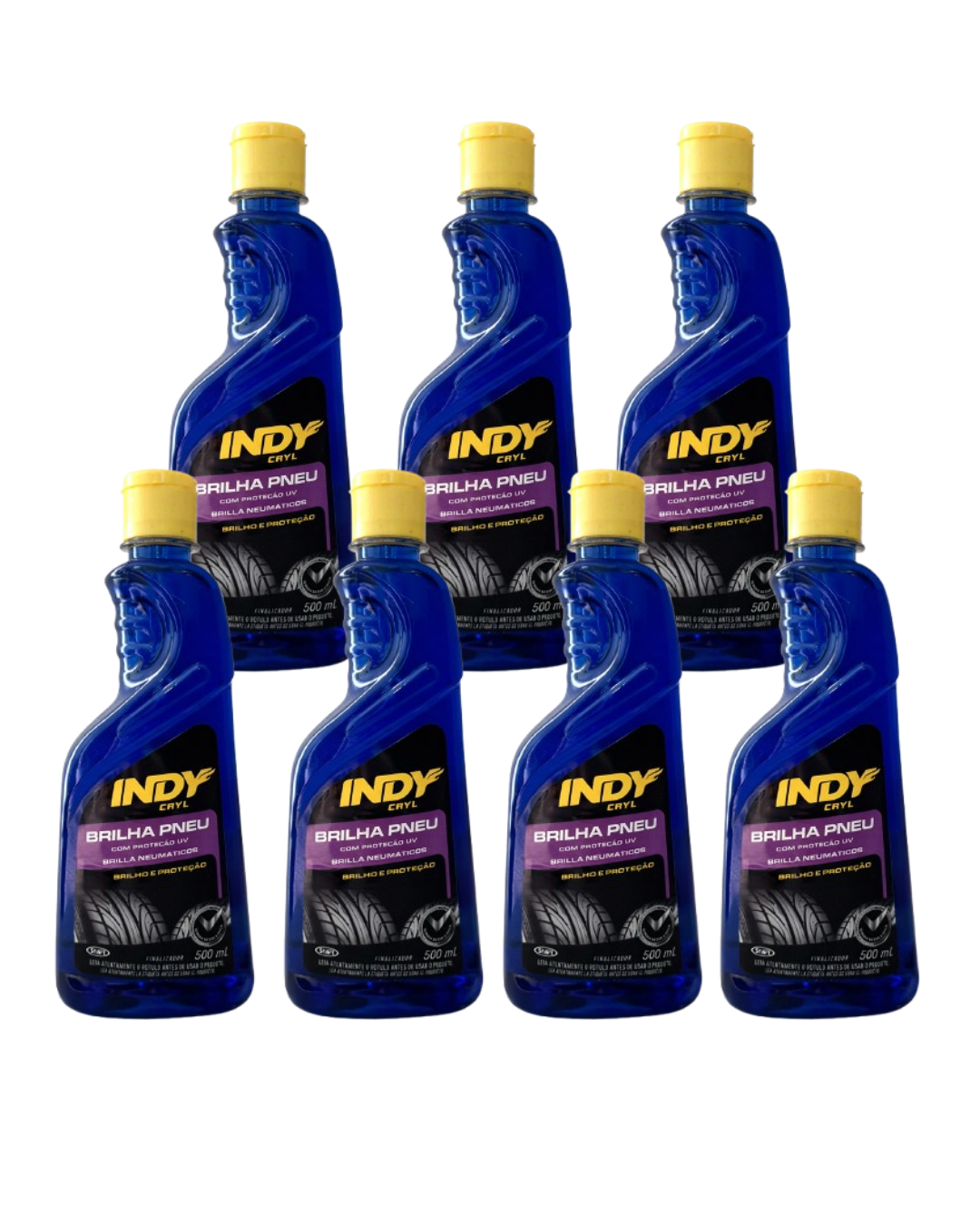 Limpa Pneus Pretinho Brilha Proteção Indy 500ml