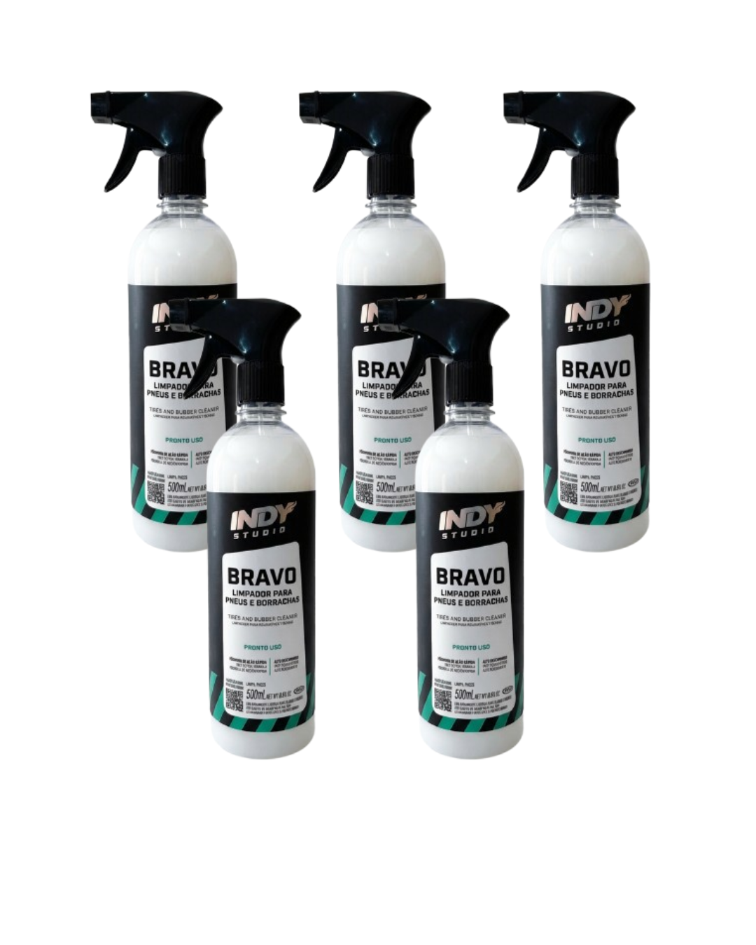 Limpa Pneus e Borrachas Bravo 500ml Indy