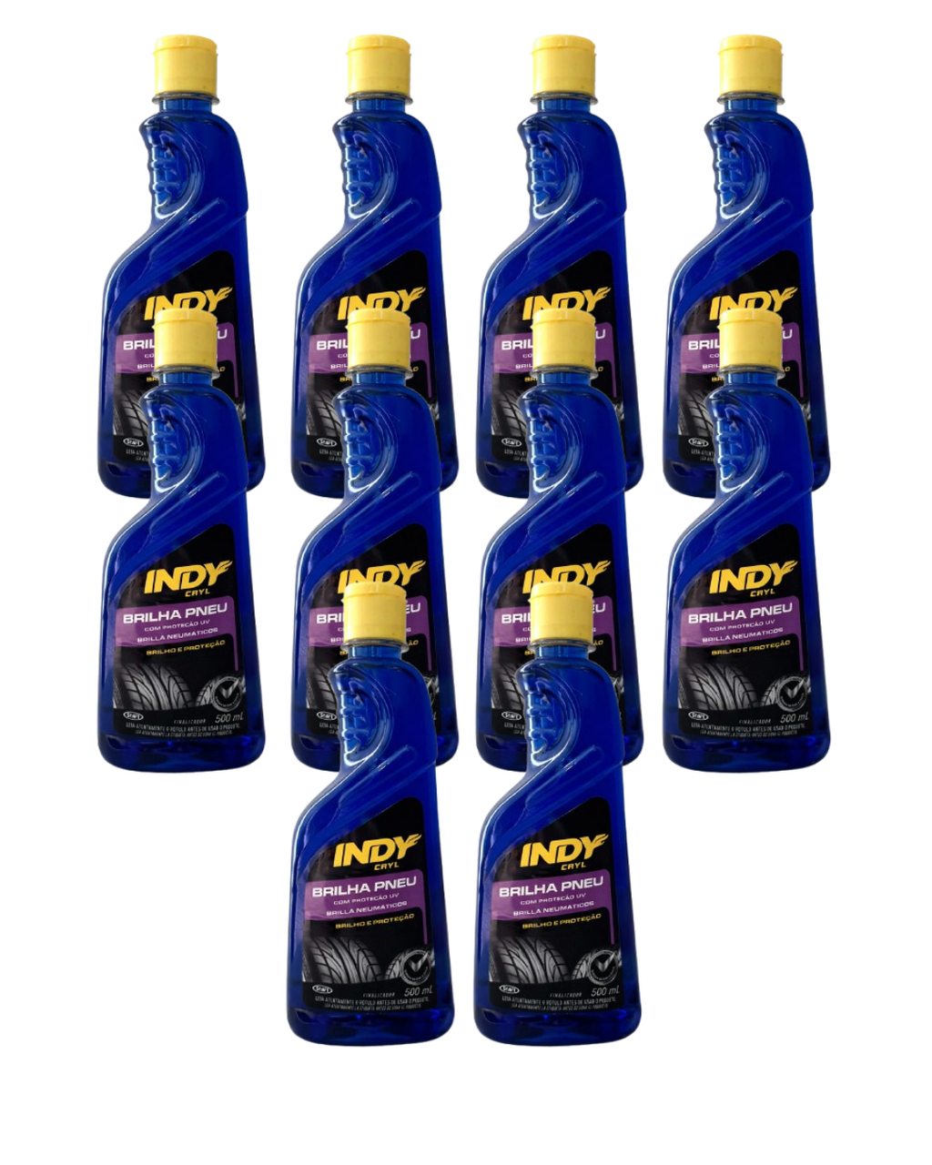 Limpa Pneus Pretinho Brilha Proteção Indy 500ml