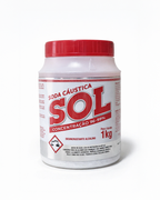 Soda Cáustica Sol 1kg Com Concentração 96% a 99%