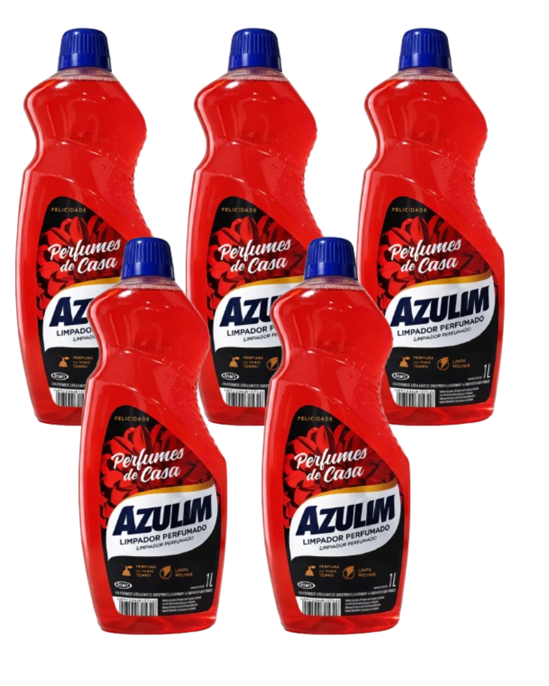 Limpador Perfumado Azulim Perfumes Casa 1 Litro
