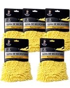 Luva De Microfibra Para Lavar Carros Efeito Brilho