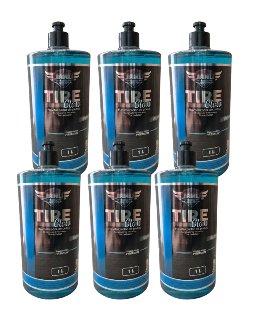 Revitalizador De Pneus Janu Tire Gloss 1 Litro