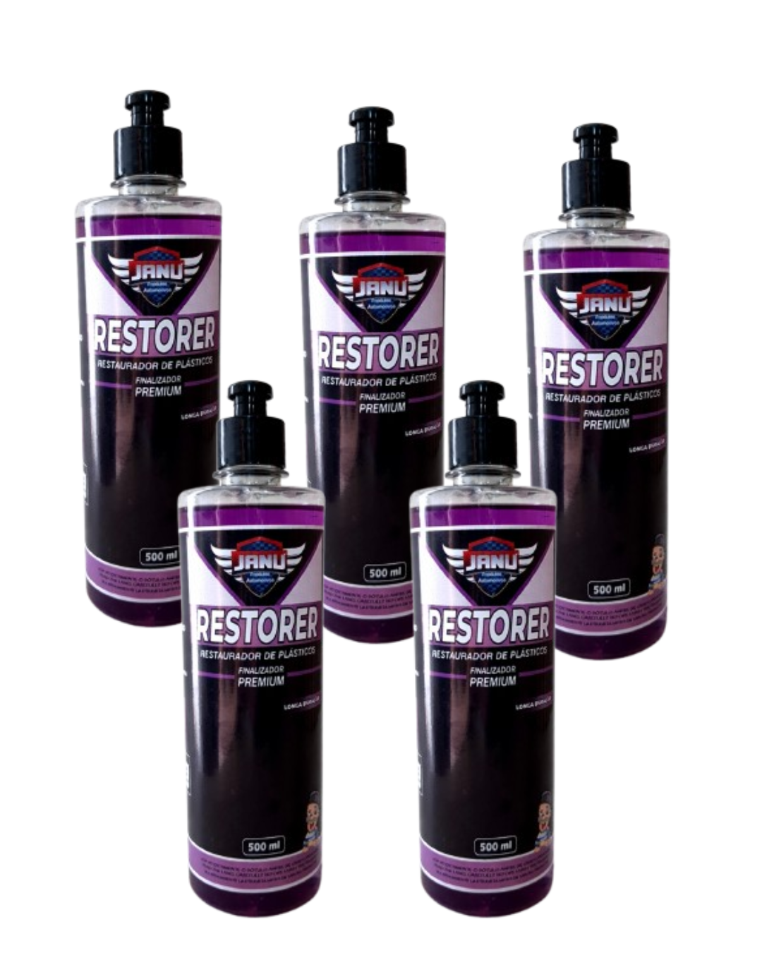 Revestimento e Revitalizador de Plasticos Janu Liquido 500ml