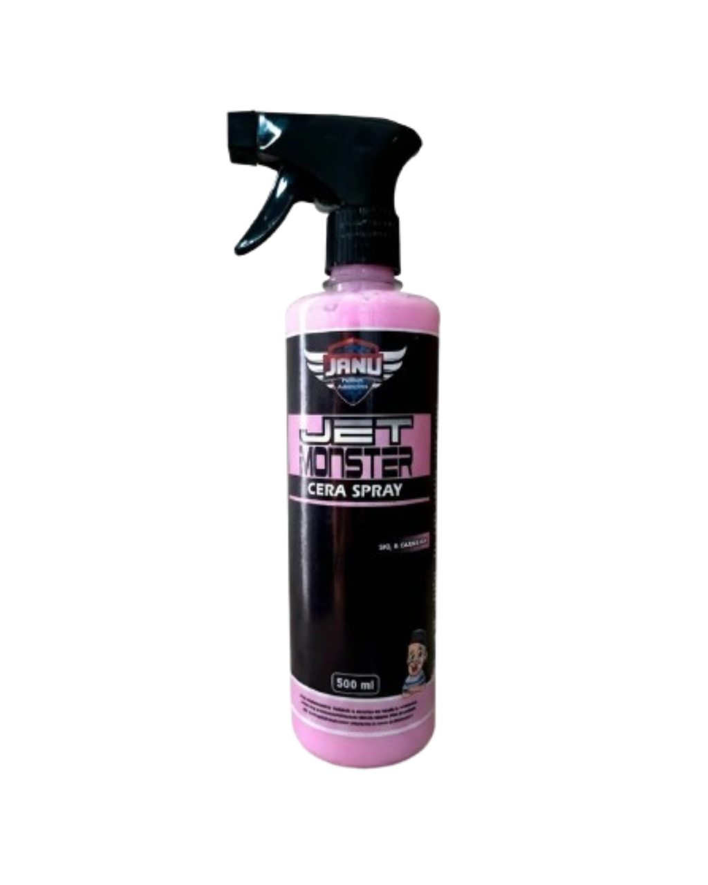 Cera Líquida Automotiva Janu Cera Jet Monster 500ml Acabamento Brilhante