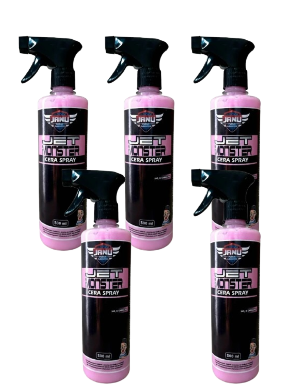 Cera Líquida Automotiva Janu Cera Jet Monster 500ml Acabamento Brilhante