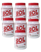 Soda Cáustica Sol 1kg Com Concentração 96% a 99%